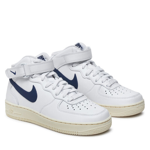 スニーカー NIKE Woman Sneakers White DD9625 105 Sneakersy Nike Air Force 1 '07 Mid DD9625 105 Biały