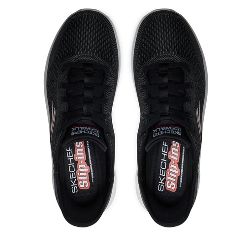 プロテック④ Снікерcи Skechers Go Walk Flex-New World 216505/BKOR Чорний