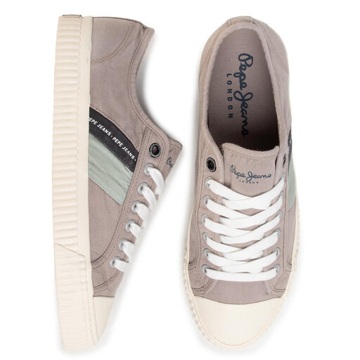 Bambas Pepe Jeans Malibu Summer PMS30631 Gris zapatos.es