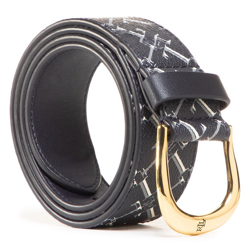 Ceinture femme Lauren Ralph Lauren Kenton 35 412793995004 Bleu marine chaussures.fr