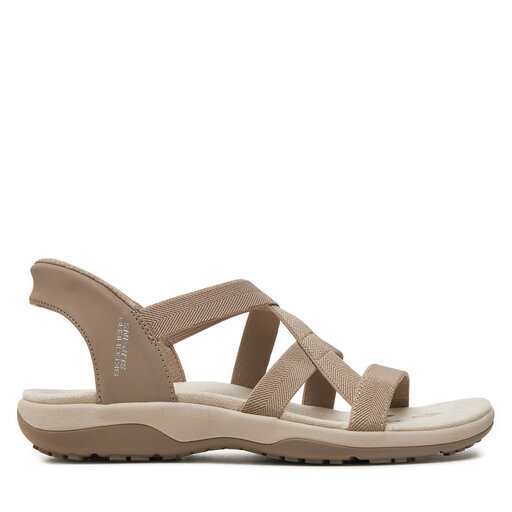 Sandalen Skechers Reggae Slim Stretch Flex 163460 TPE Beige eschuhe