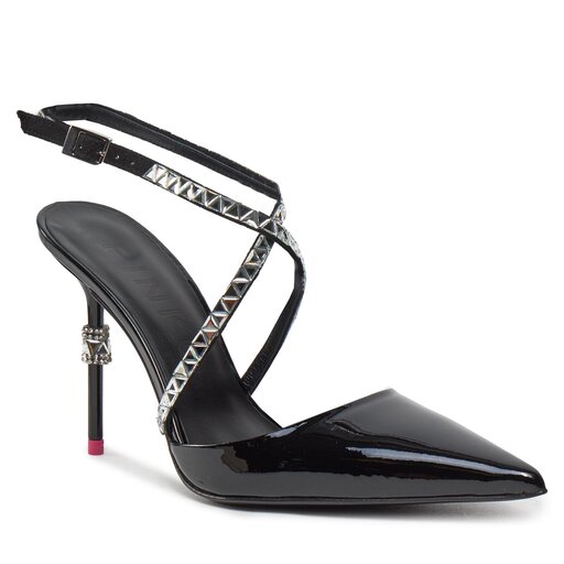 Sandalen Pinko Carter Slingback AI 23-24 BLKS1 102217 A1BN Schwarz 
