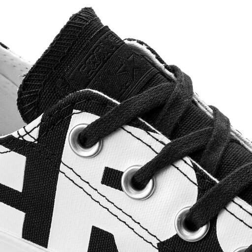 Trampki Converse Ctas Ox 159618C Black White White eobuwie .pl
