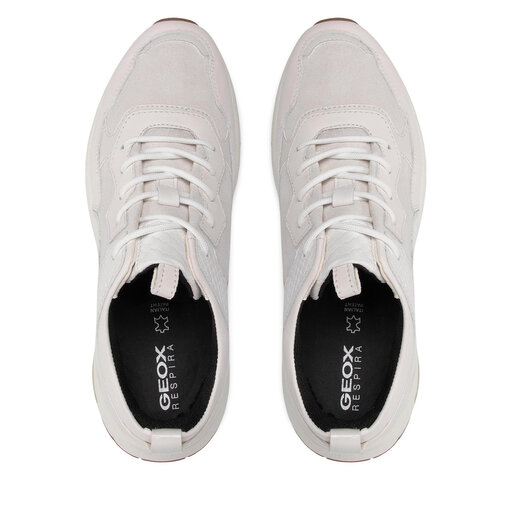 Geox Women's D ALHOUR Sneaker - Chunky Suede & Nappa Casual Fashion Sneakers - View #5