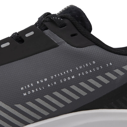 Batai Nike Air Zoom Pegasus 36 Shield AQ8005 003 Cool Grey/Silver/Black •  Www.eavalyne.lt