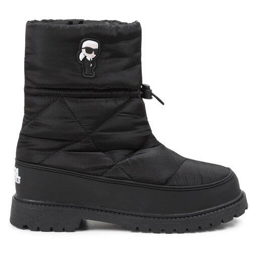Bottes de neige Karl Lagerfeld Kids Z19119 S Black 09B chaussures