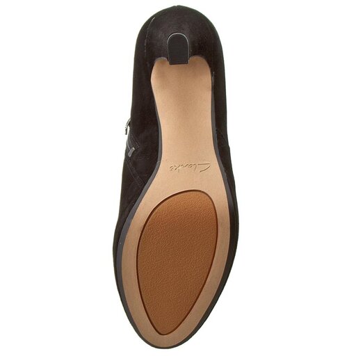 Zapatos Clarks Amos Kendra 261039264 Black Suede