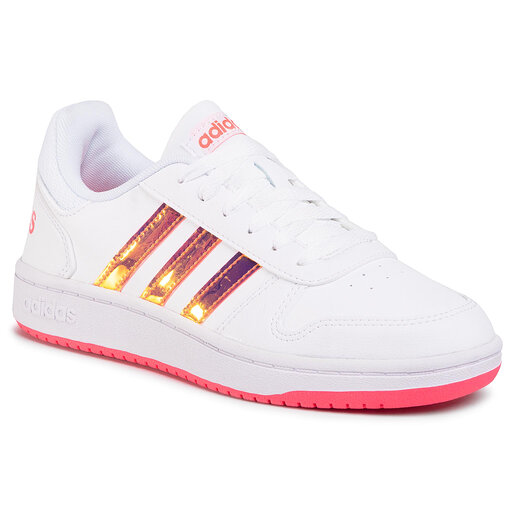 Zapatos adidas Hoops 2.0 K FW7616 White zapatos.es