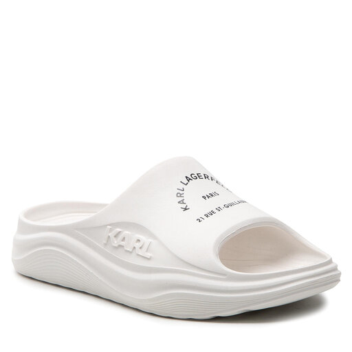 Șlapi KARL LAGERFELD KL85008 White Eco EVA | epantofi.ro