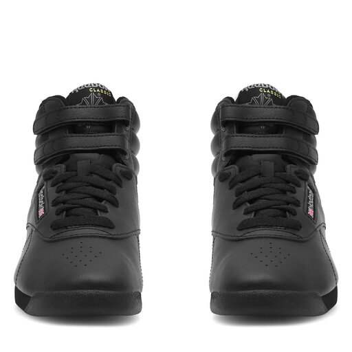 Leather Shoes Reebok Freestyle Hi Schwarz Sneakers Reebok F/S HI