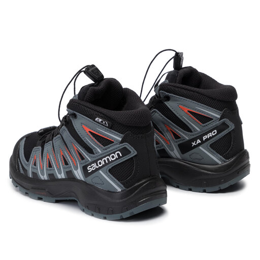 Trekkingschuhe Salomon Xa Pro 3D Mid CSWP J 406512 Schwarz eschuhe