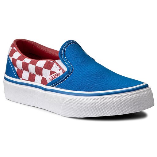 Vans racing red top slip on