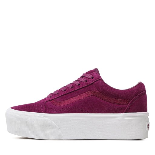 Vans old skool purple velvet cheap