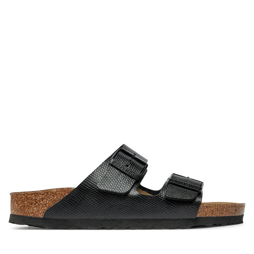 Birkenstock arizona metallic black store