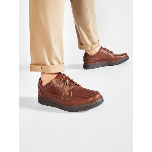 Chaussures basses Clarks Un Abode Ease 261369827 Dark Tan Lea