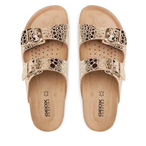Ciabatte Geox D Brionia A D15LSA 000VI C2012 Oro escarpe