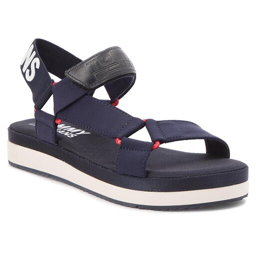 Sandales Tommy Jeans Fresh Modern Sandal EN0EN00219 Bleu marine chaussures