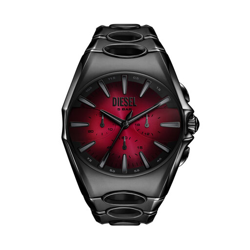 Годинник Diesel D-Curve Chronograph DZ4696 Чорний | evzuttya.com.ua