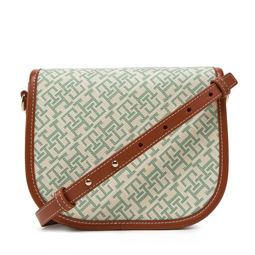 Rankinė Tommy Hilfiger Th Monoplay Leather Saddle Bag