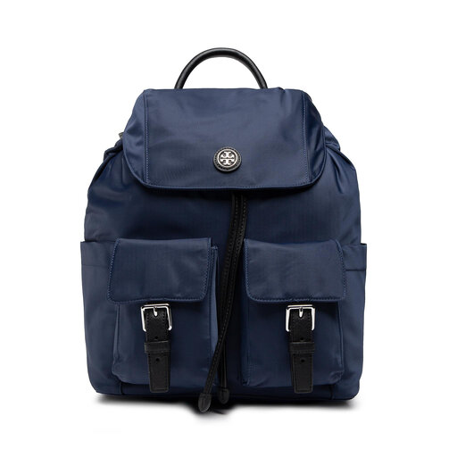 Tory burch navy blue backpack outlet