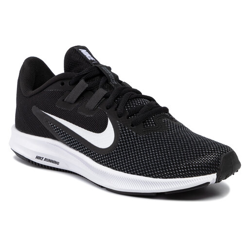 Zapatos Nike Downshifter 9 AQ7486 001 Black/White/Anthracite •