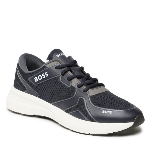 BOSS Men's Sneakers Saturn_Lowp_lux4 A 401 DARK BLUE