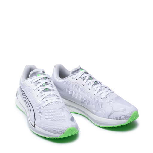 Batai Puma Velocity Nitro CoolAdapt 195094 01 White/Black/Elektro Green •  Www.eavalyne.lt