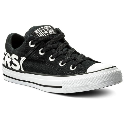 Sneakers aus Stoff Converse Ctas High Street OX 160108C Schwarz