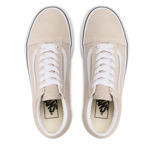 Vans old skool silver lining true white on sale