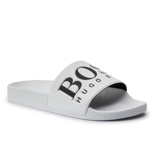 Pantoletten Boss Solar 50388496 10208293 01 Weiß