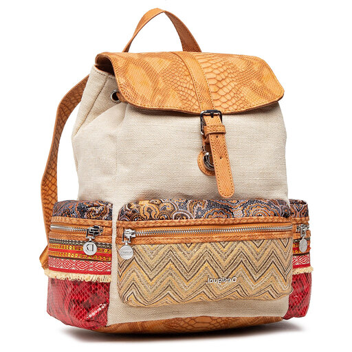 Rucksack Desigual 21SAKA34 Beige - Technical View
