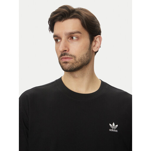 adidas Футболка Trefoil Essentials JD0349 Чорний Oversize