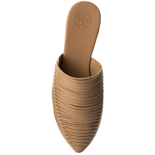 Ciabatte Tory Burch Sienna Flat Slide 47126 Natural Vachetta 267