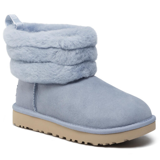 Stivali da neve Ugg W Fluff Mini Quilted 1098533 Blu