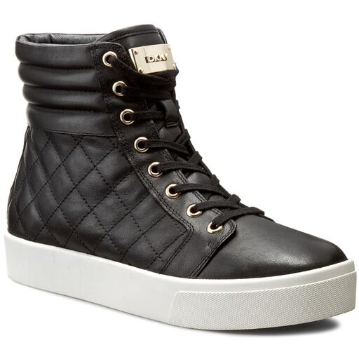 Sneakersy DKNY Brea High Top Luxe Sneaker K3507963 Black 001