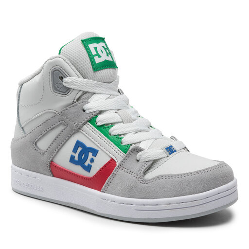 Sneakers DC Pure ADBS100242 Grey/Grey/Green(XSSG)
