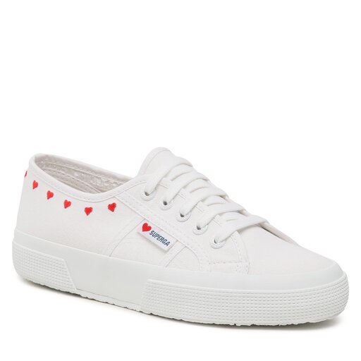 Sneakers Superga 2750 Little Hearts Embroidery WeiB
