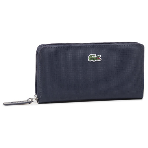 GroBe Damen Geldborse Lacoste L Zip Wallet NF2900PO Dunkelblau eschuhe
