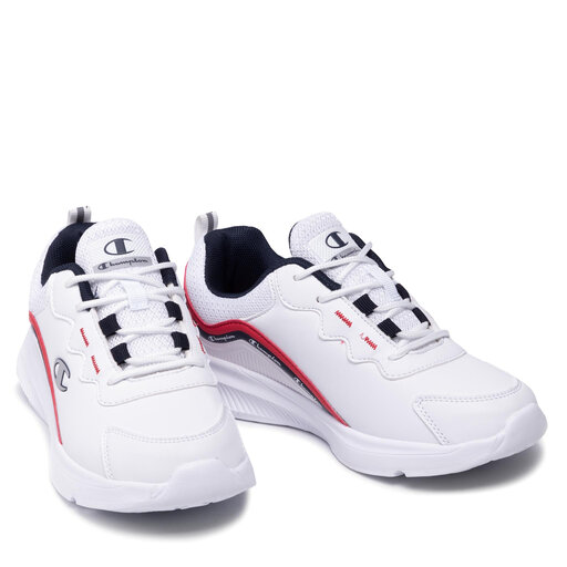 Sneakersy Champion Shout Out B Gs S32216 CHA WW001 Wht Nny Red