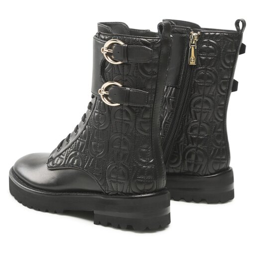 Schnürstiefeletten Aigner Ava 34 1222060 Schwarz