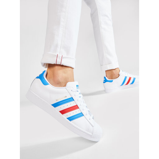 Apavi adidas Superstar H68095 Ftwwht/Trublu/Goldmt | eapavi.lv