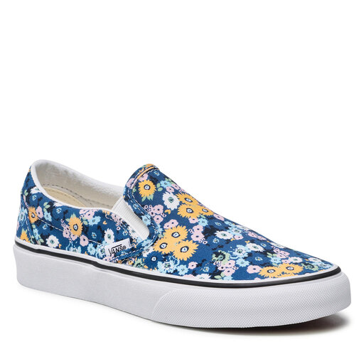 floral vans slip ons womens