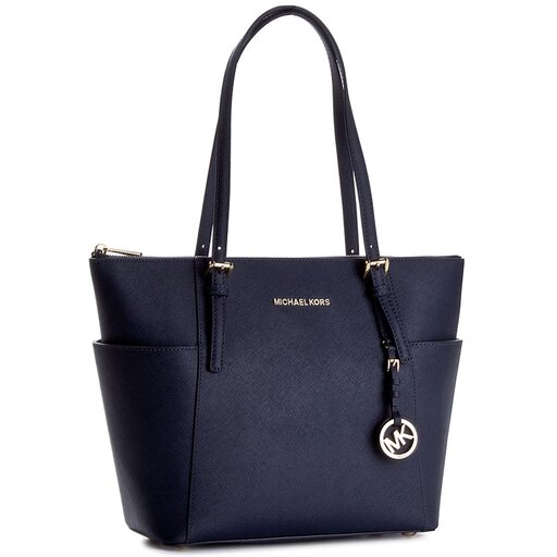 Sac a main MICHAEL Michael Kors Jet Set Item 30F2GTTT8L Bleu marine chaussures
