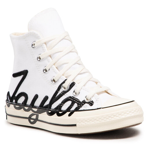 high top converse with writing