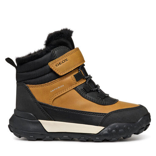 Bottes de neige Geox J Trekkyup Boy B Abx J46MBE 0MEFU C2G9B S Marron chaussures