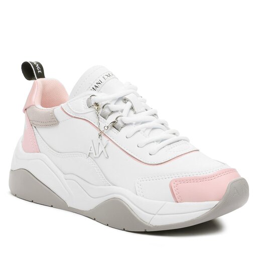 Zapatillas Armani Exchange XDX104 XV580 S940 Op.White+Grey+Rose 