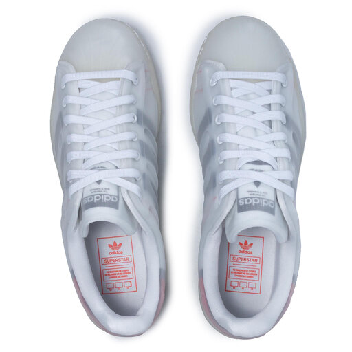 Scarpe Adidas Adidas Superstar J W Scarpa Bianco Argento Sneakers Adidas  Superstar Futureshell FX5553 Bianco