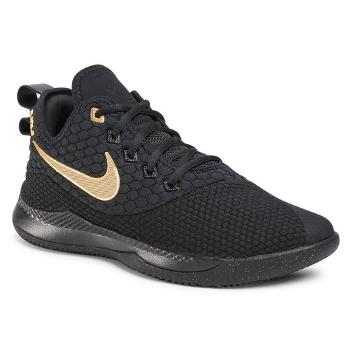 Schuhe Nike Lebron Witness III AO4433 003 Black Metallic Gold