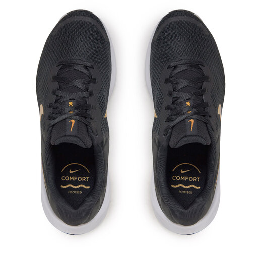 Nike black deals metallic gold