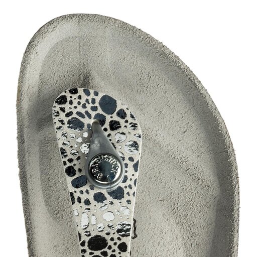 Tongs Birkenstock Gizeh Bs 1008864 Metallic Stones Silver
